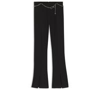 HUGO Pantaloni svasati con spacchi sulla parte anteriore e cintura a catena - Style Noquetel, 50546250 Nero S