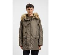 HUGO parka idrorepellente con fodera del cappuccio in pelliccia sintetica - Style Makaro2541, 50546236 Grigio XL