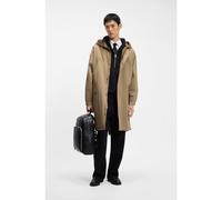 HUGO Parka idrorepellente in raso di cotone elasticizzato - Style Miko2631, 50562748 Beige L