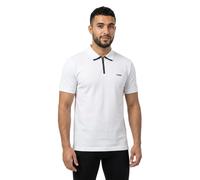 HUGO Polo in piqué di cotone con logo a contrasto - Style Dalomino, 50511721 Bianco S