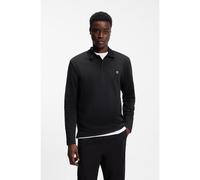 HUGO Polo in misto cotone con logo scomposto - Style Dinote, 50553441 Nero S