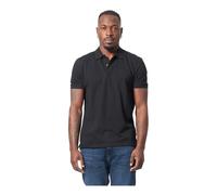 Hugo - Polo nero in cotone con logo - - Tops - Uomo - Nero - 2XL