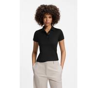HUGO Polo slim fit con bottoni metallici - Style Dereyel, 50564395 Nero M