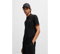 HUGO Polo slim fit in cotone elasticizzato con logo stampato - Style Dinoso222, 50467344 Nero S