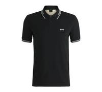 Hugo - Polo Slim Fit in Cotone Nero - - Tops - Uomo - Nero - L
