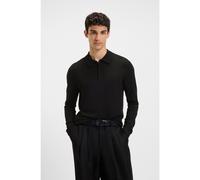 HUGO Polo slim fit in maglia con logo sulla parte posteriore - Style San Pippo-CV, 50532050 Nero L