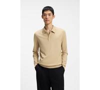 HUGO Polo slim fit in maglia con logo sulla parte posteriore - Style San Pippo-CV, 50532050 Beige S