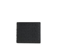 HUGO Portafoglio in pelle goffrata con loghi scomposti e geometrici - Style Ethon HI M_4 cc Coin, 50542006 Nero pz.