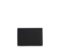 HUGO Portatessere in pelle con loghi goffrati scomposti e geometrici - Style Ethon HI M_Cardcase, 50542009 Nero pz.