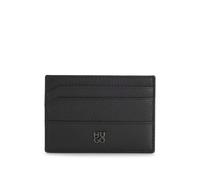 HUGO Portatessere in pelle con logo scomposto - Style Quantic_Cardcase, 50548764 Nero pz.