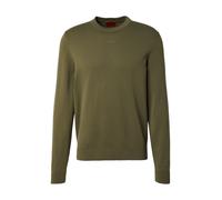 HUGO Pullover 'San Cassius-C2' oliva Uomo - Abbigliamento - Pullover e cardigan - Pullover - Pullover girocollo HUGO L