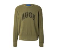HUGO Pullover 'Showdy' oliva / nero Uomo - Abbigliamento - Pullover e cardigan - Pullover - Pullover girocollo HUGO S
