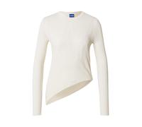 HUGO Maglione a coste trasparenti con orlo asimmetrico - Style Somy_B, 50532240 Colore neutro M