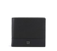 Hugo Quantic Portafoglio nero, pelle di vacchetta grana, uomo