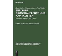 Hugo Rachel Johannes Papritz Paul Wal Die Zeit des Merkantili (Copertina rigida)