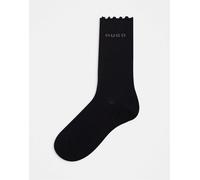 Hugo Red - Calzini neri arricciati-Nero 35-38