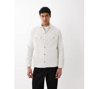 HUGO Red - Camicia oversize bianca gessata-Bianco L