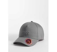 HUGO - Red - Cappellino in twill di cotone marrone scuro con logo One Size