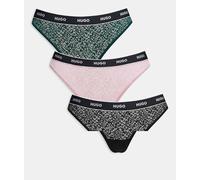 HUGO Red - Confezione da 3 perizomi in pizzo multicolore 34