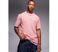 HUGO Red - Dapolino - T-shirt comoda rosa-Rosso XS