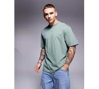 HUGO Red - Dapolino - T-shirt vestibilità comoda kaki-Rosso XS