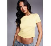 Hugo Red - Delanor - T-shirt mini gialla con logo-Giallo M