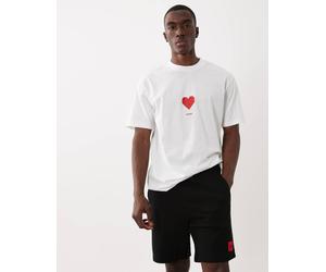 HUGO Red - Diz - Pantaloncini neri con logo squadrato-Nero W32