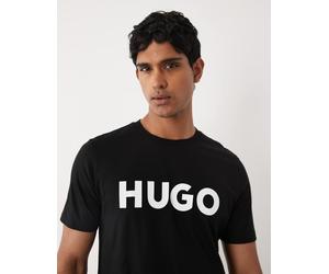 HUGO Red - Dulivio - T-shirt nera con logo-Nero M