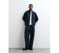 HUGO Red Edmund giacca-camicia con zip blu navy S