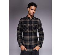 HUGO RED - Egrin - Camicia comoda grigio medio a quadri L