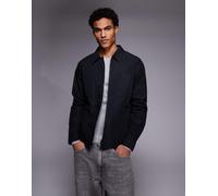 HUGO Red - Evalom - Camicia giacca oversize nera-Nero XL