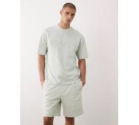 HUGO Red - Pantaloncini comodi in jersey verde chiaro W32