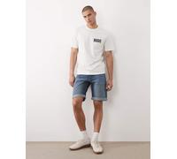 HUGO Red - Pantaloncini di jeans affusolati blu medio W30