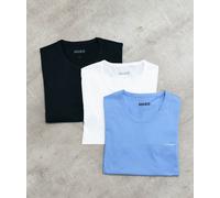 HUGO Red set da 3 T-shirt con logo sul petto multicolore W34.6