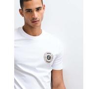 HUGO Red - T-shirt bianca con stampa sul petto-Bianco M