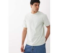 HUGO Red - T-shirt comoda in jersey verde chiaro 2XL