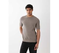 HUGO Red - Top in jersey lavorato marrone XL