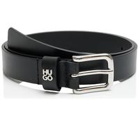 HUGO Cintura in pelle italiana con lettere in metallo - Style Tina_HU-GO_Sz25, 50552777 Nero 75