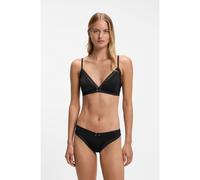 HUGO Reggiseno a triangolo con rifiniture in pizzo - Style TRIANGLE UNIQUE, 50545720 Nero S