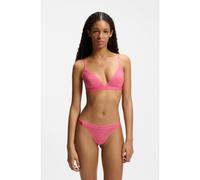 HUGO Reggiseno a triangolo in pizzo con elastico con logo - Style SARTORIAL TRIANGLE, 50557213 Rosa L