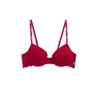 HUGO Reggiseno push-up in pizzo con stampa animalier - Style PUSH-UP LEO LACE, 50545724 Rosso 4C