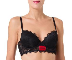 Hugo Reggiseno Underwire_Donna, Nero, 3C