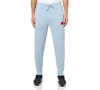 HUGO - Regular Fit Square Logo Jersey Drawstring Joggers, Pantaloni da Tuta Uomo
