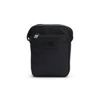 HUGO Reporter bag in similpelle martellata con logo scomposto - Style Nesh R_NS Zip, 50529484 Nero pz.