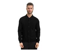 HUGO Giacca in maglia regular fit con rifiniture a coste - Style San Jordan-CV, 50553663 Nero M