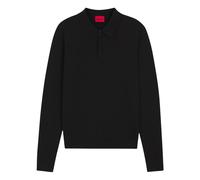 HUGO Polo slim fit in maglia con logo sulla parte posteriore - Style San Pippo-CV, 50532050 Nero M