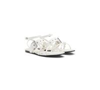HUGO Sandali in pelle con occhielli e borchie in metallo - Style Tayna_Sandal_NABK, 50542090 Bianco 37