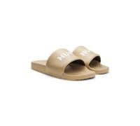 HUGO Sandali slider con fascia imbottita e logo a contrasto - Style Timein_slid_pdemlg, 50568765 Beige 41