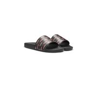 HUGO Sandali slider realizzati in Italia con tomaia con logo spezzato - Style Timein_slid_lgal, 50548659 Nero 42