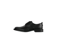 HUGO Scarpe Derby in pelle con logo goffrato - Style Lysander_derb_ltst, 50569016 Nero 46